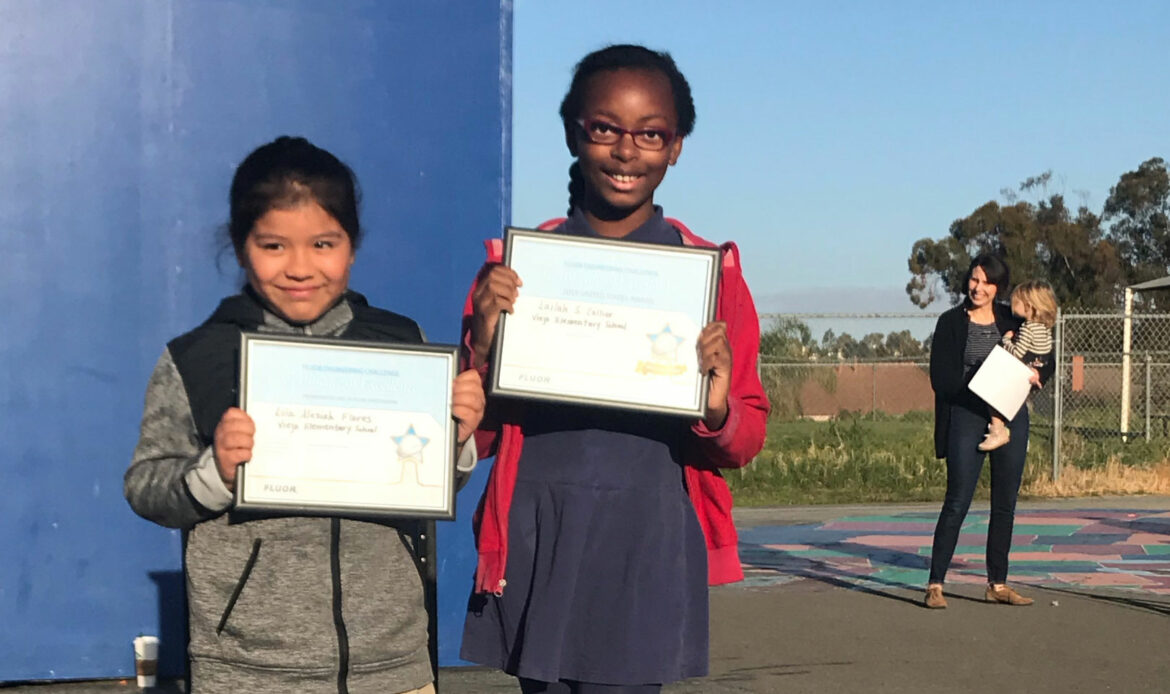 Viejo Elementary Students’ Projects Recognized by Fluor Corporation