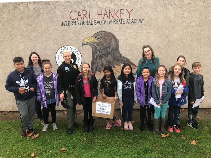 Hankey K-8’s adopted deputy is a superstar on campus
