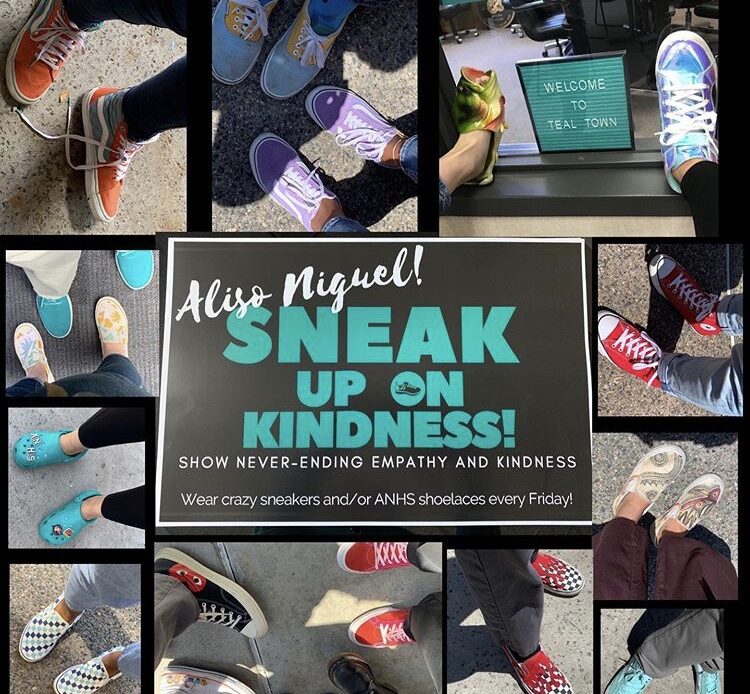 Putting Their Best Foot Forward: Students and Staff at Aliso Niguel High School Wear Crazy Shoes to Spread Kindness Message
