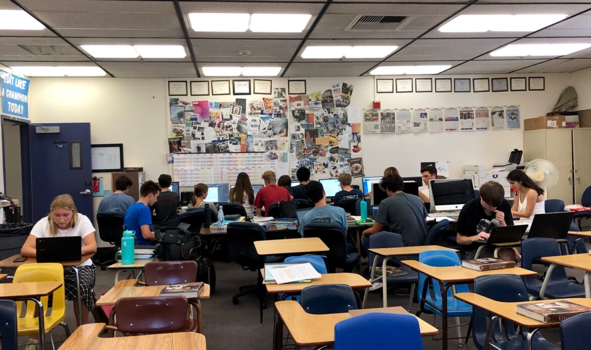 Student Journalists in Dana Hills High School Newspaper Class Learn the Craft of Writing and Reporting
