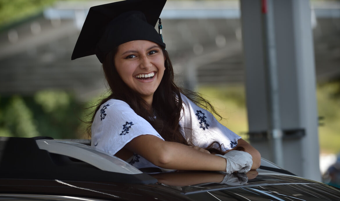 Aliso Niguel grads share joy at cap-and-gown pickup