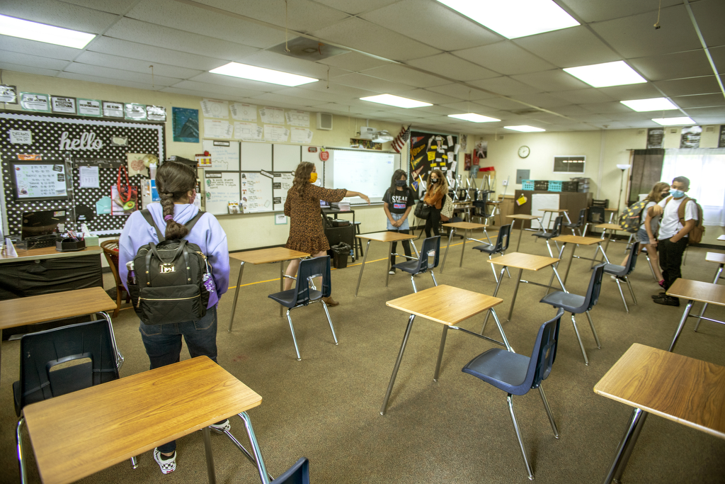 Middle Schoolers Return To The Classroom In Capistrano Unified Cusd Insider