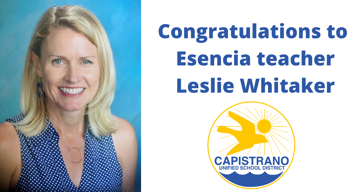 Leslie Whitaker named finalist for Presidential Award for Excellence n Mathematics and Science Teaching