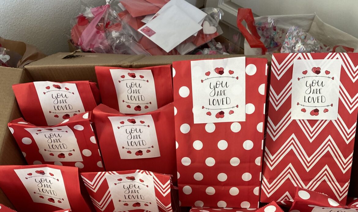 CUSD Trustees spread Valentine cheer with special delivery