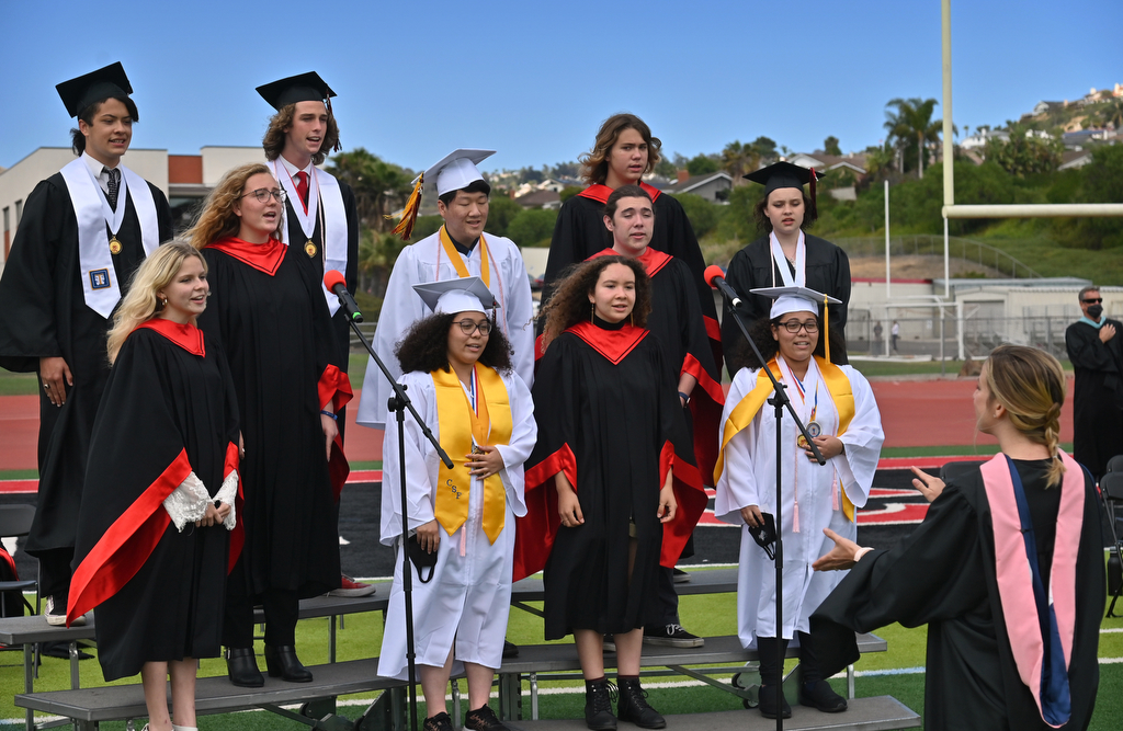 San Clemente High grads celebrate commencement in stadium ceremony