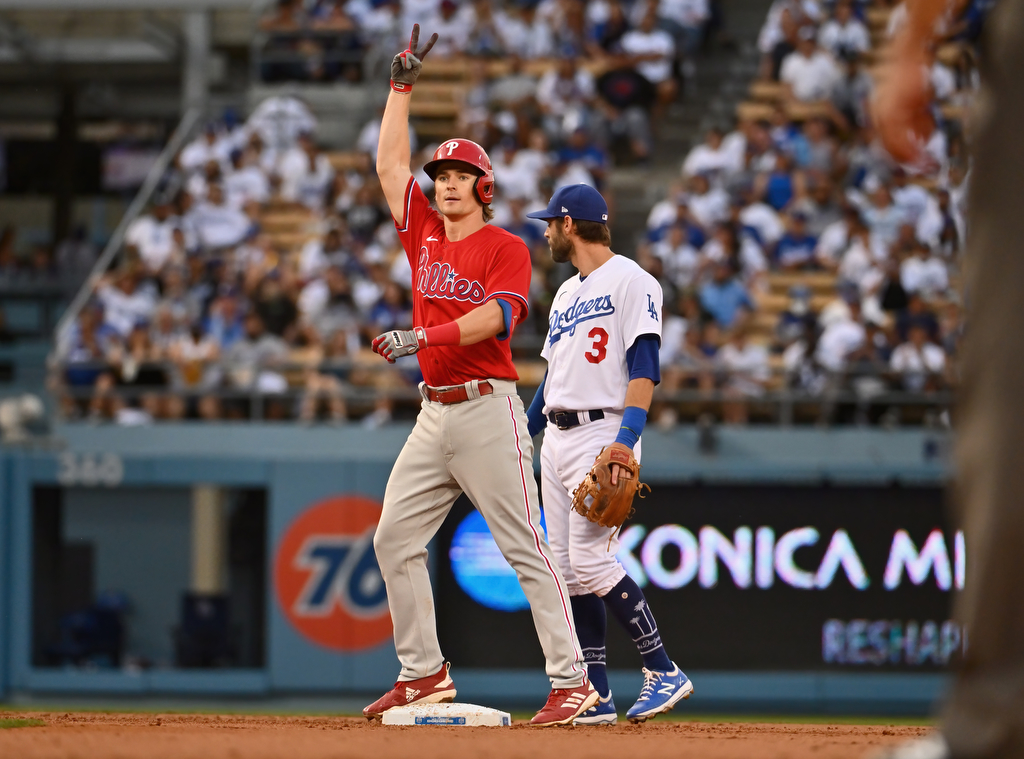 This is a 2021 photo of Luke Williams of the Philadelphia Phillies baseball  team. This image reflects the Philadelphia Phillies active roster as of  Tuesday, Feb. 23, 2021 when this image was