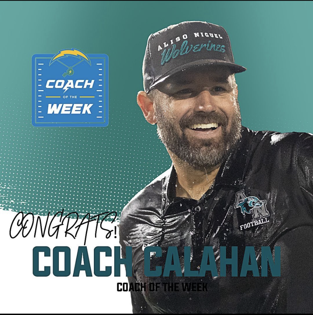 Los Angeles Chargers name Aliso Niguel High coach their Football Coach of  the Week - CUSD Insider