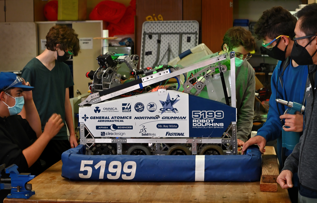 Robot Dolphins gear up for a riveting season of live robotics competitions