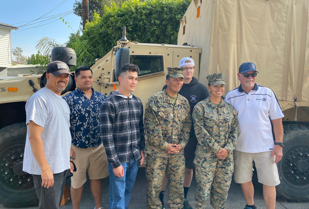 Students hold food drive for Marines at Camp Pendleton