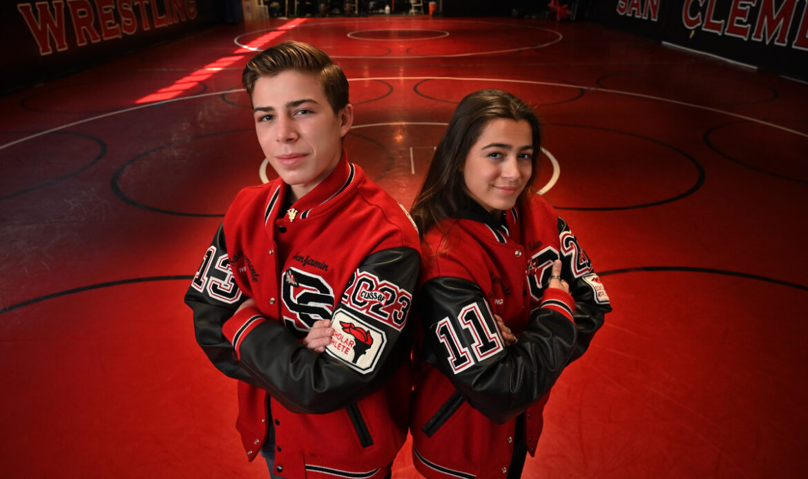 San Clemente wrestling’s brother-sister tandem dominate on the mat