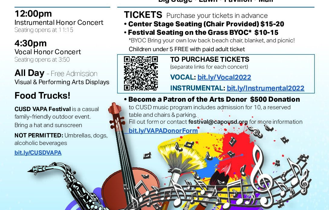 Annual honor concerts return with a new twist: day-long festival includes all visual, performing arts