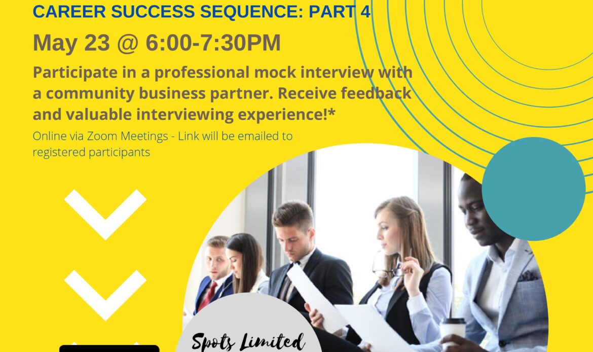 Students to put their skills to the test in mock interviews with business professionals