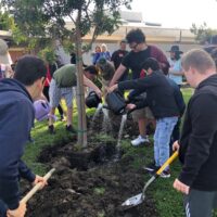 San Clemente High plants a tree for Arbor Day