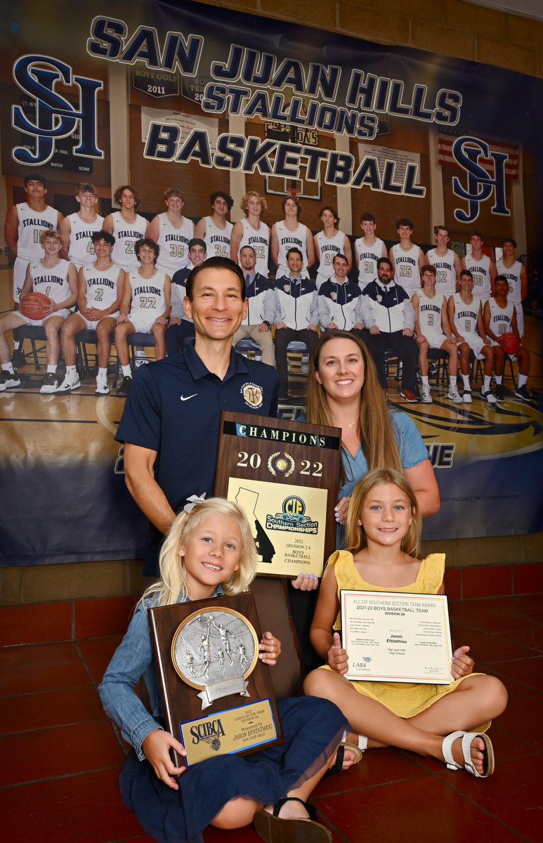 Nothing can stop San Juan Hills High basketball coach Jason Efstathiou -  CUSD Insider