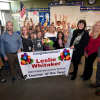 CUSD surprises 2023 Teacher of the Year winners on campus