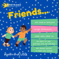 #beafriendCUSD- Friends accept differences
