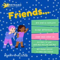 #beafriendcusd- Friends cheer each other on