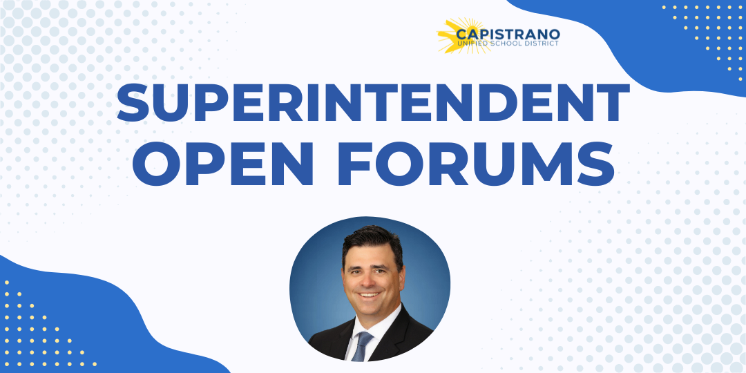 Superintendent Dr. Brown invites CUSD community to open forums