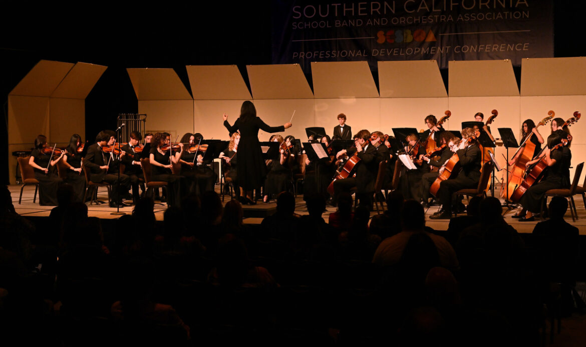 Tesoro Chamber Orchestra performs at 2024 Southern California School Band and Orchestra Association conference