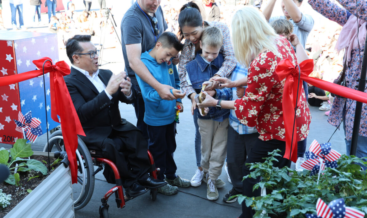 Reilly unveils new Connections Sensory Garden for student exploration