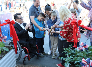 Reilly unveils new Connections Sensory Garden for student exploration