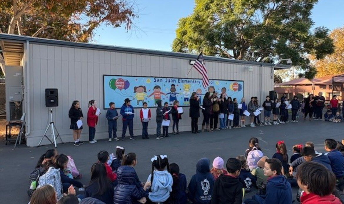 San Juan students gifted Christmas Trees from Farmakis Farms