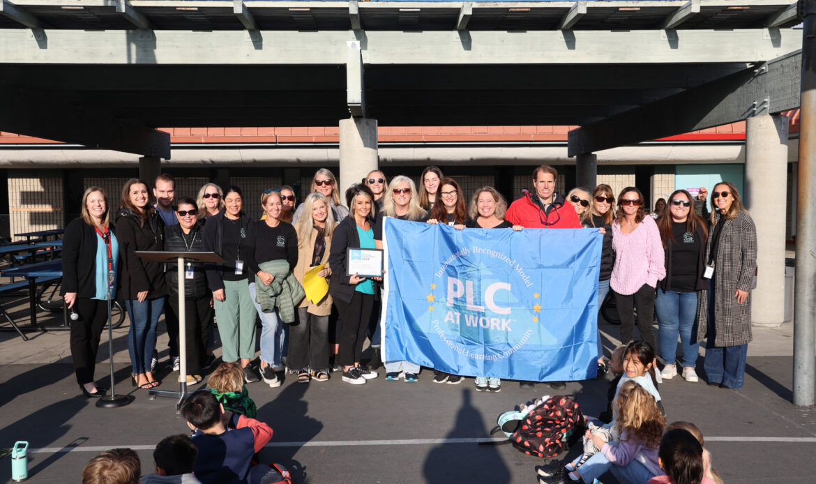 Clarence Lobo becomes first CUSD elementary school to earn Model PLC distinction