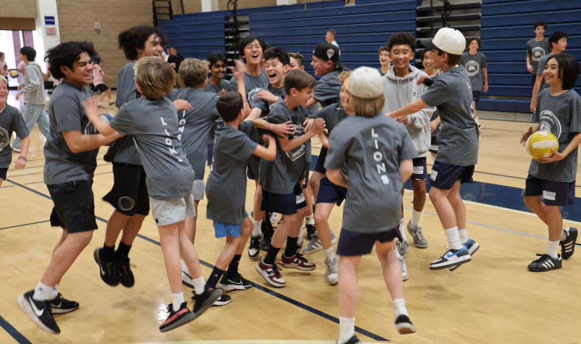 Middle schoolers hit the courts for intramural volleyball tournament