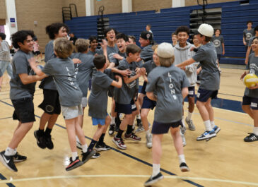 Middle schoolers hit the courts for intramural volleyball tournament