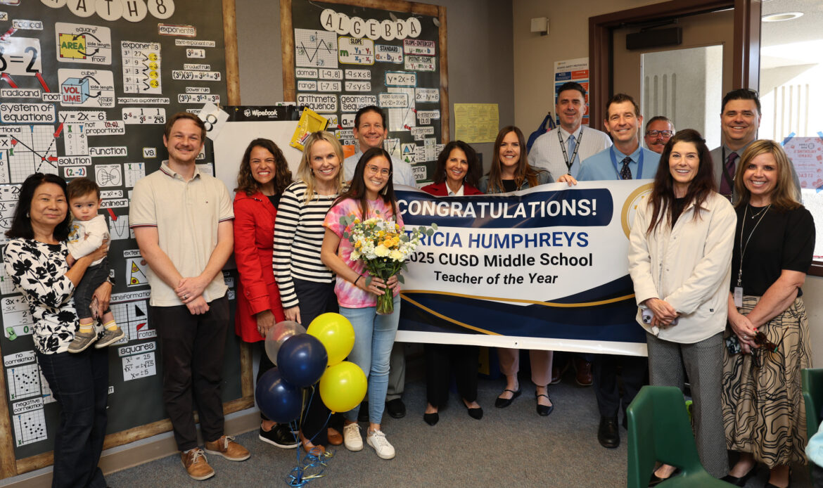 2025 CUSD Middle School Teacher of the Year: Tricia Humphreys