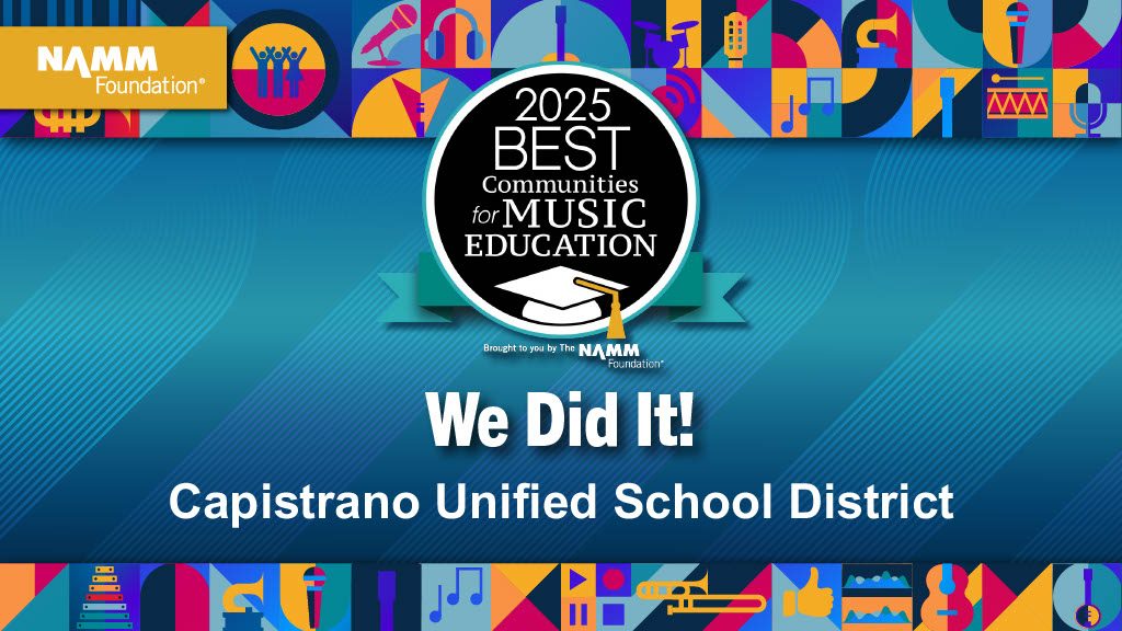 CUSD named Best Community for Music Education for fifth-consecutive year