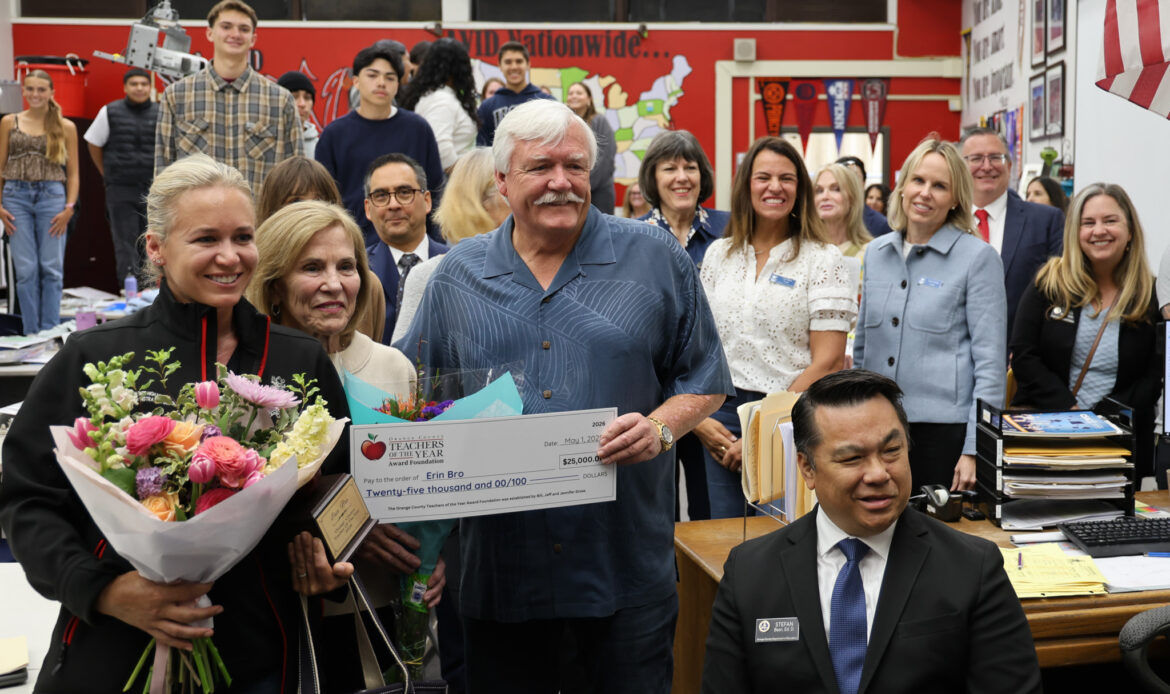 Erin Bro named Orange County Teacher of the Year