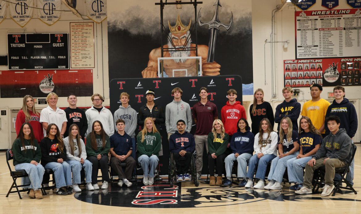 Triton student-athletes celebrate final high school days