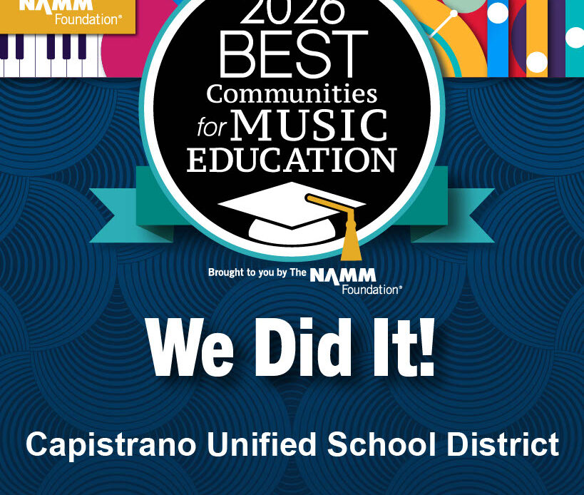 CUSD named Best Community for Music Education for sixth-consecutive year
